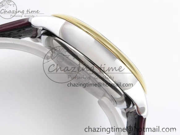 0118 De Ville Power Reserve YG MKF 1:1 Best Edition White Dial on Brown Leather Strap A WrinkleFree 7755